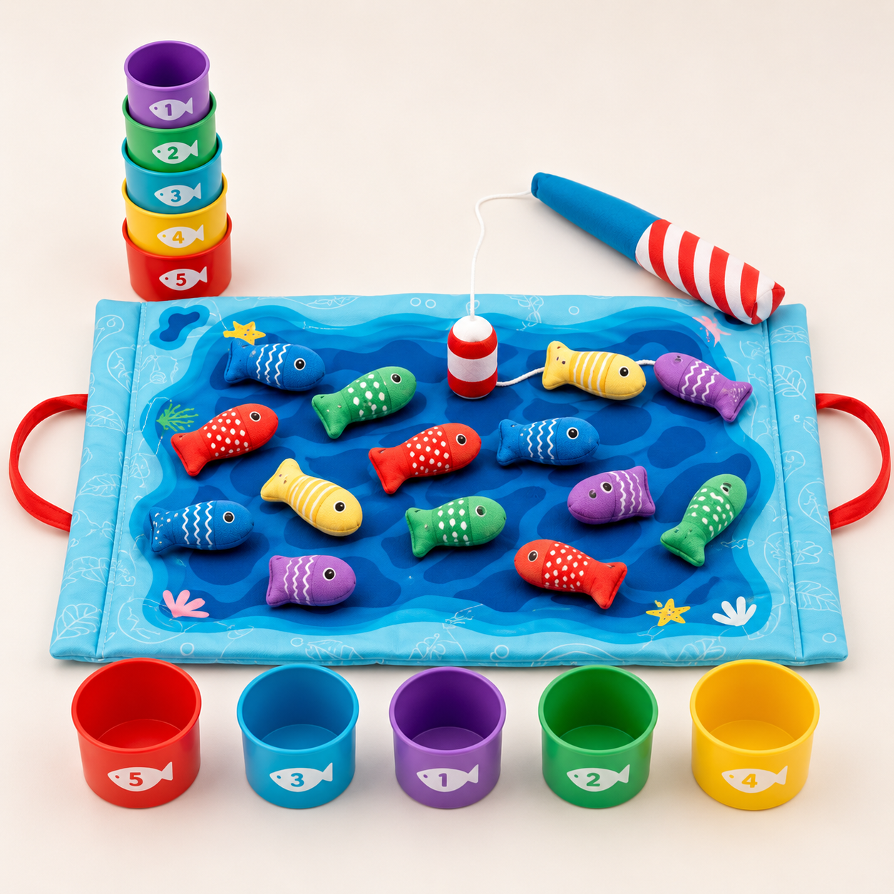 FishyPond ™ — Juego de Pesca Montessori