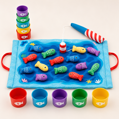 FishyPond ™ — Juego de Pesca Montessori