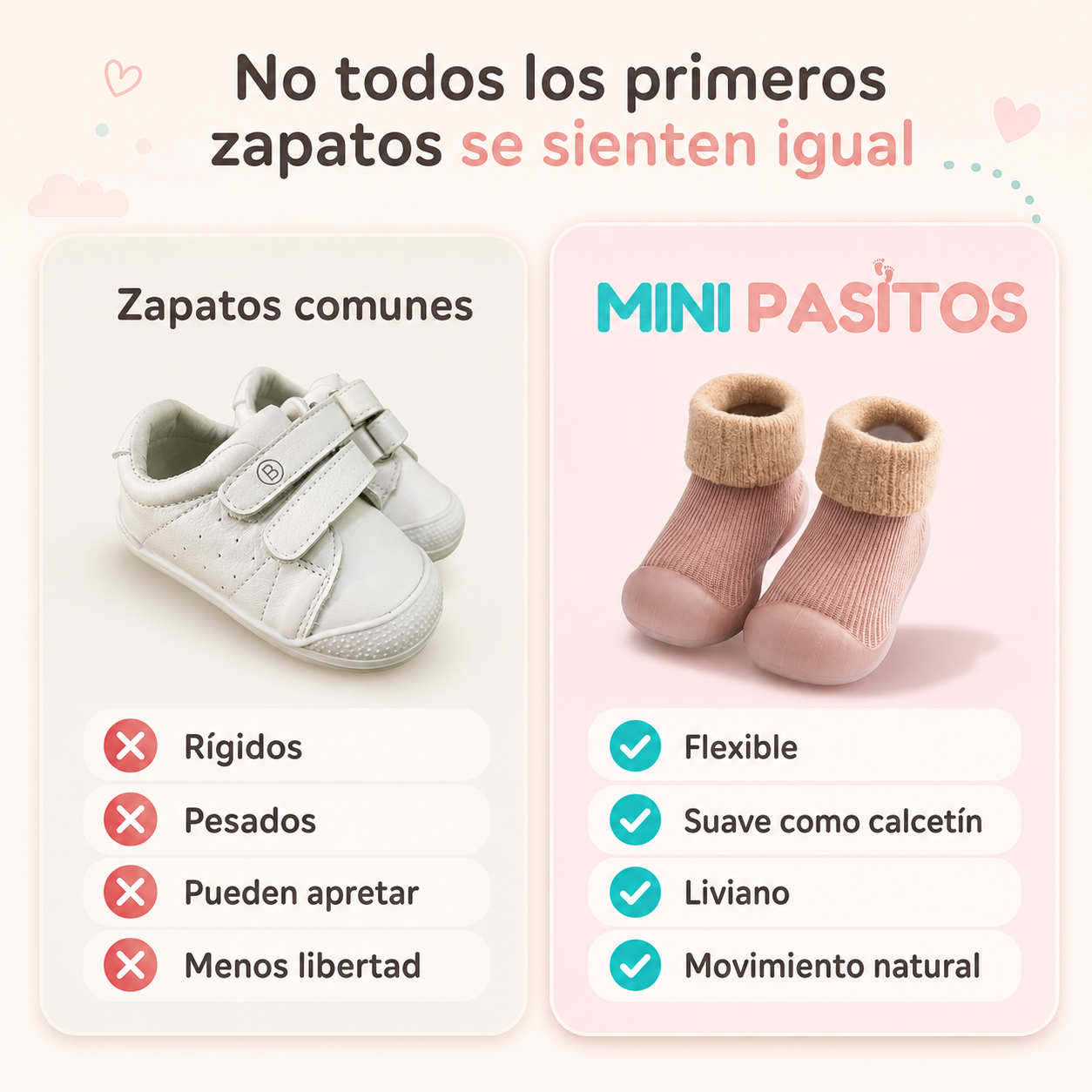 NaturalSteps™ Movimiento natural y calidez para tu bebé