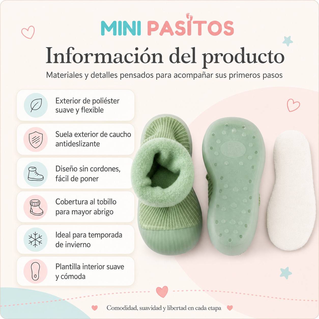NaturalSteps™ Movimiento natural y calidez para tu bebé
